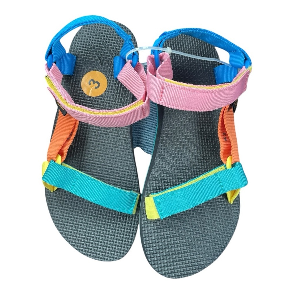 Teva Youth Multicolor Kids Sandals size 3 color: 90’s mult - Picture 5 of 9